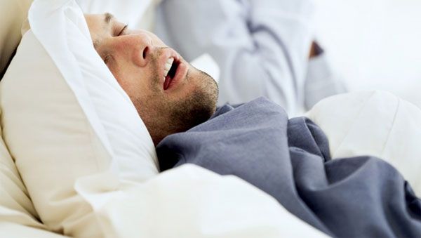 Snoring & Sleep Apnea - Man Snoring