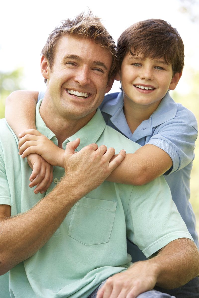 trenton dentist office policies - Father and son
